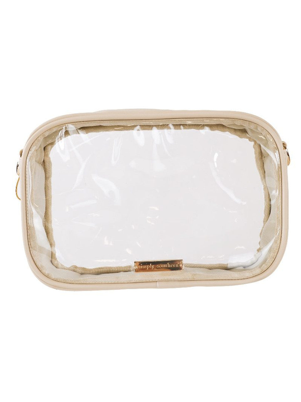 Stadium Leather Clear Crossbody Bag