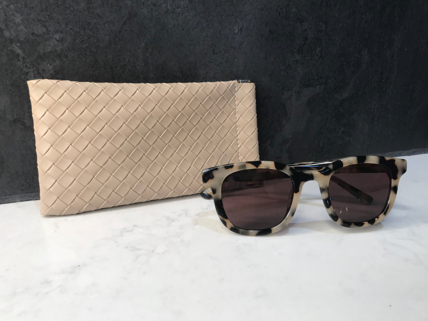 Woven Elegance Sunglass Holder
