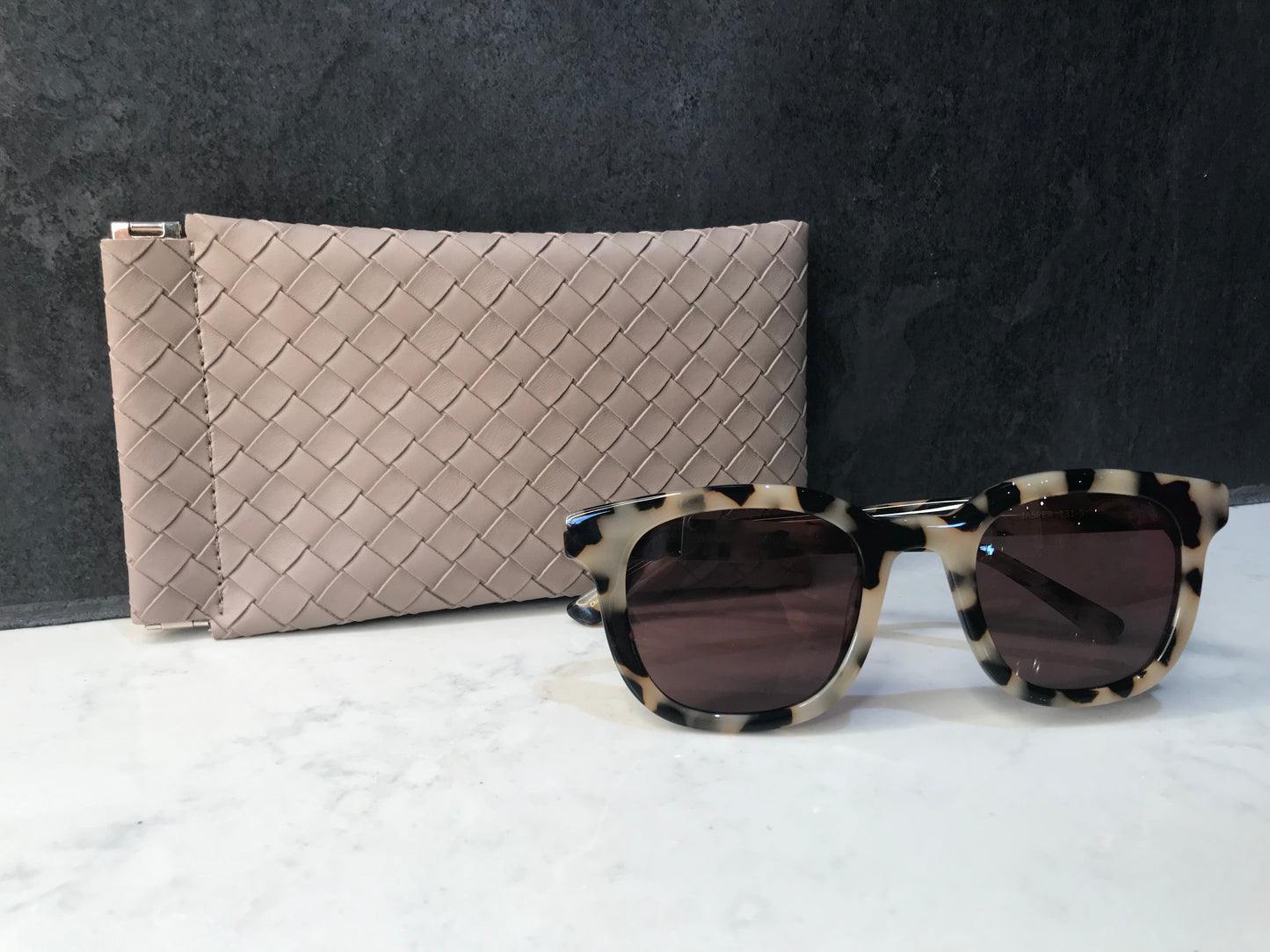 Woven Elegance Sunglass Holder