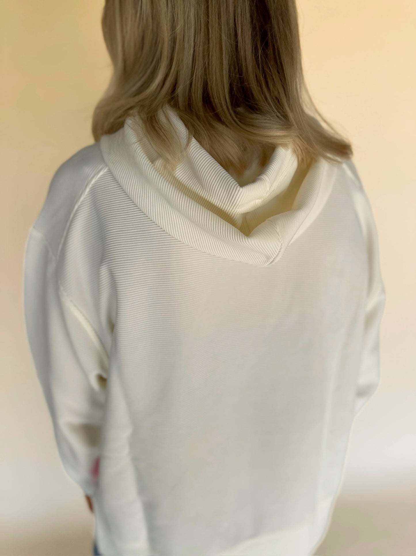 Delin Ribbed Hoodie