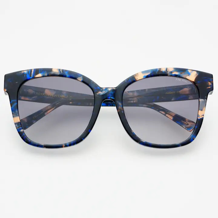 Amber Acetate Womens Cat Eye Sunglasses