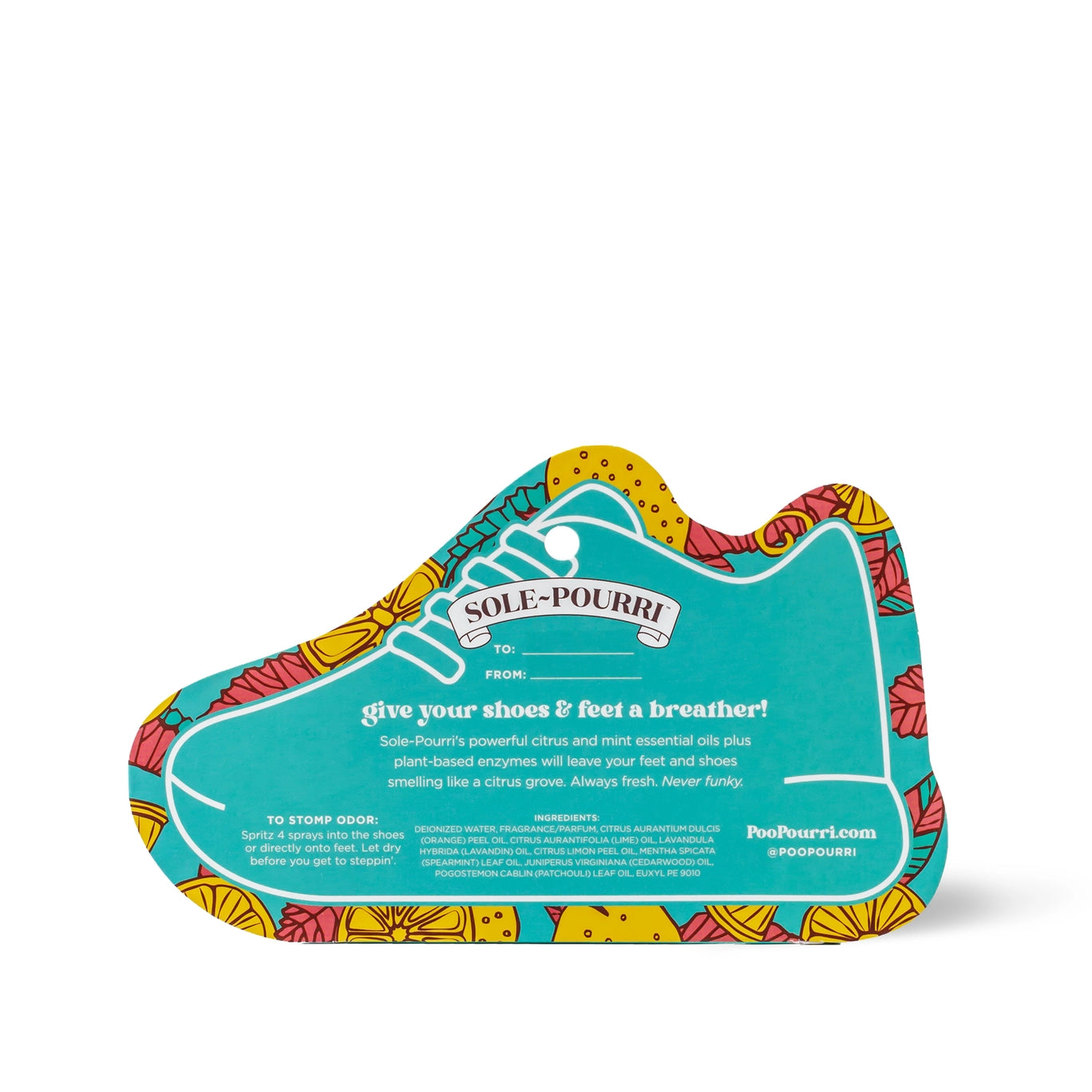 Sole~Pourri Shoe + Foot Odor Spray