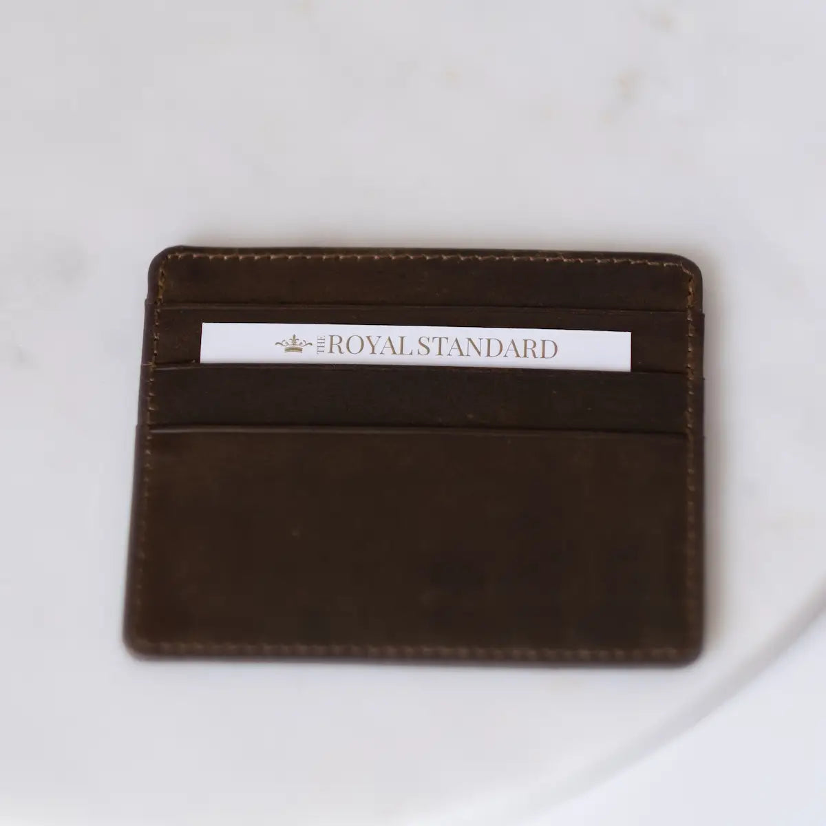 Leather Embossed Slim Wallet