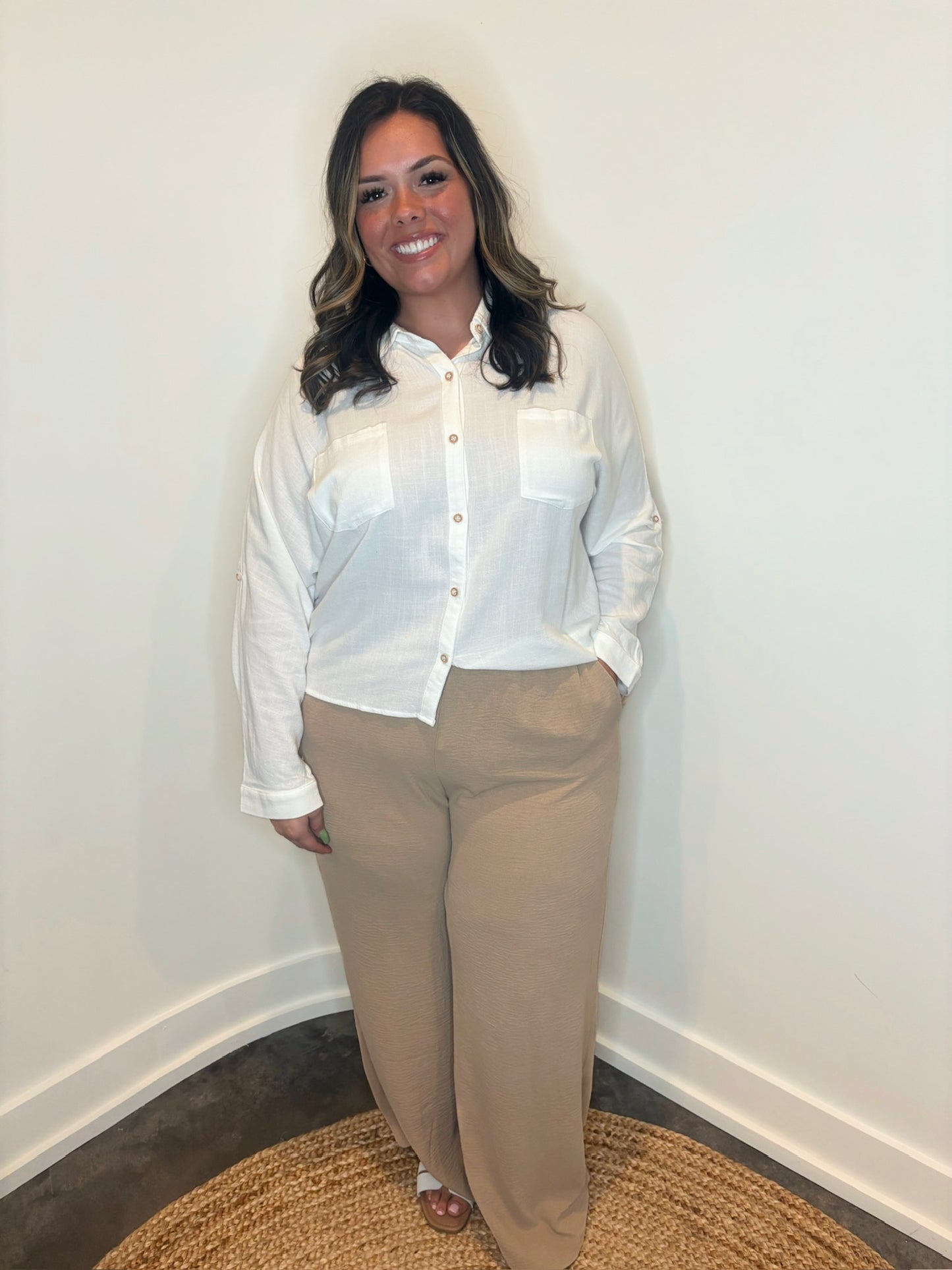 Nadia Button Front Shirt