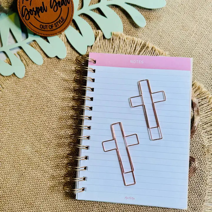 Jumbo Cross Bookmark Paperclips