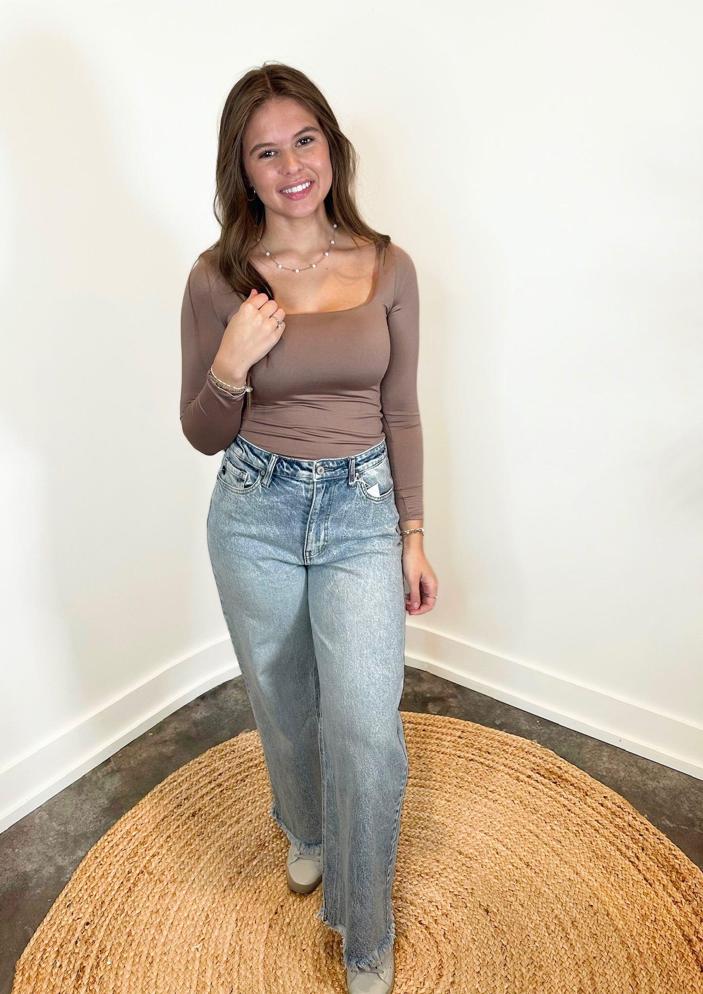 Eva's Seamless Square Neck Bodysuit