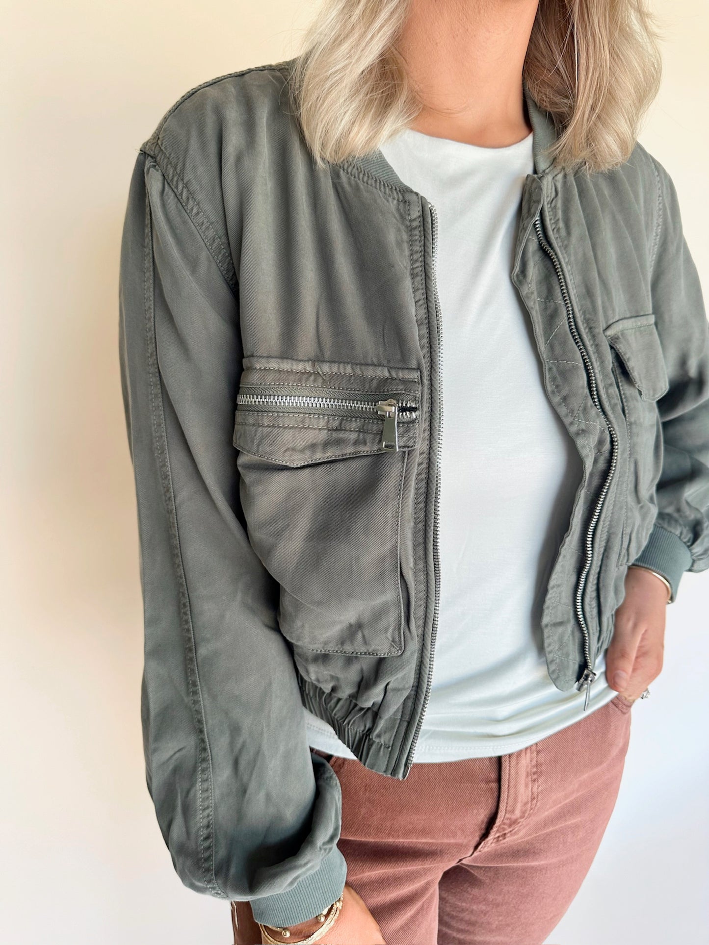 Maika Tencel Bomber Jacket