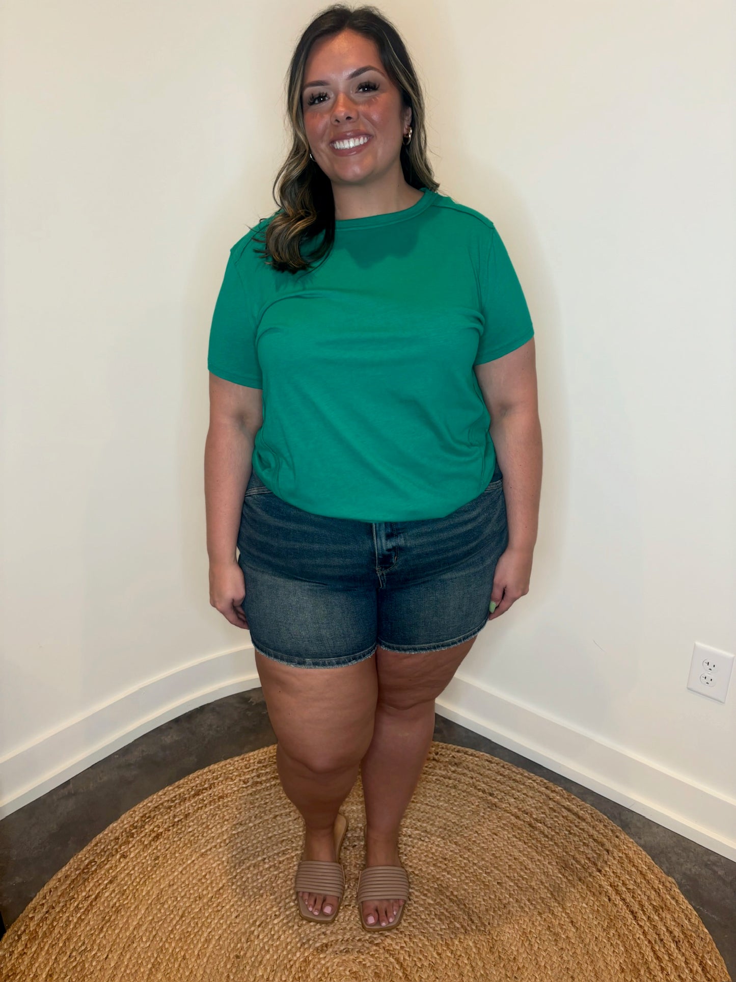 Grace Cotton Short Sleeve Top