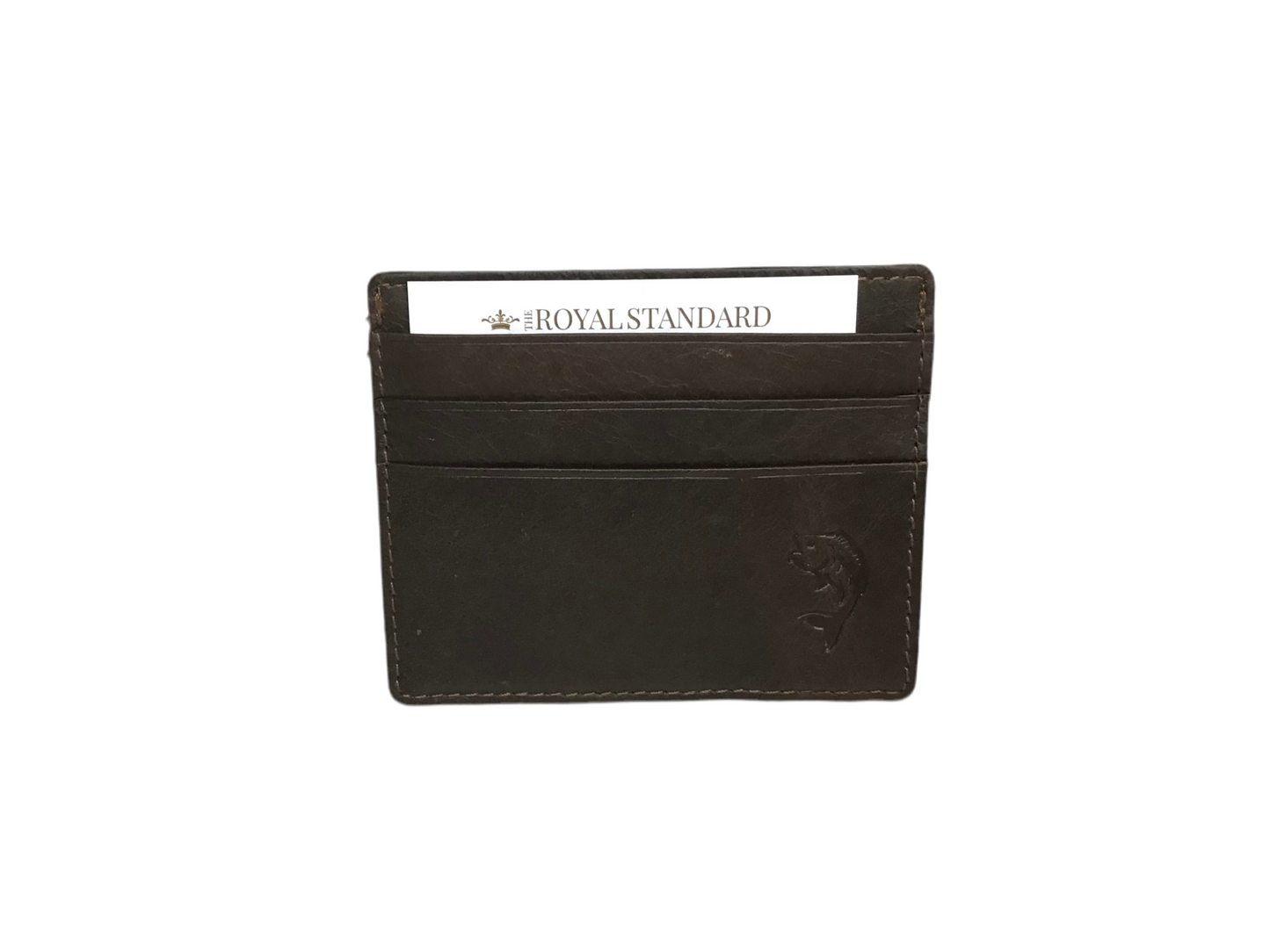 Leather Embossed Slim Wallet