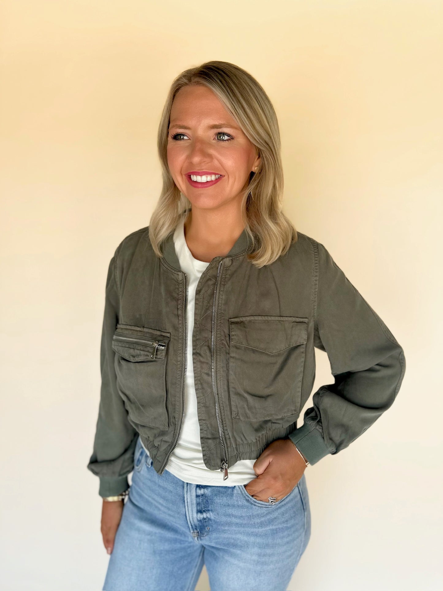 Maika Tencel Bomber Jacket