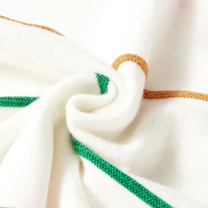 Daisy Colorblock Striped Sweater