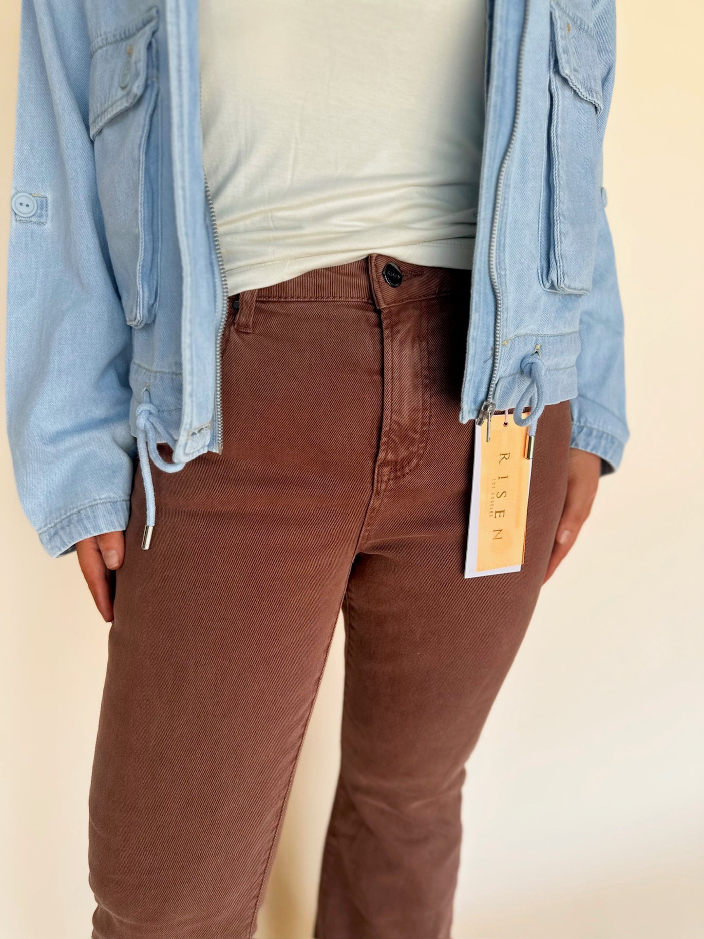 Cynae High Rise Flare Pants