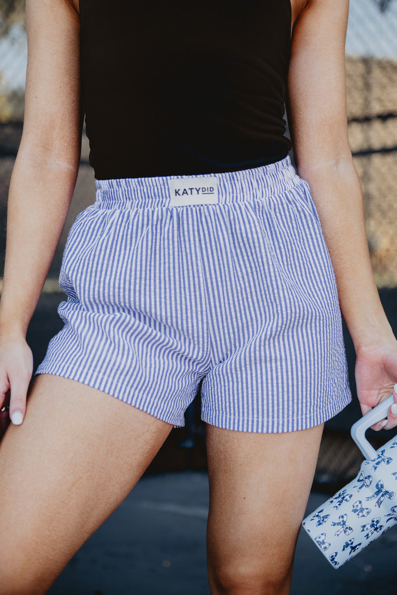 Helen Colored Striped Boxer Shorts