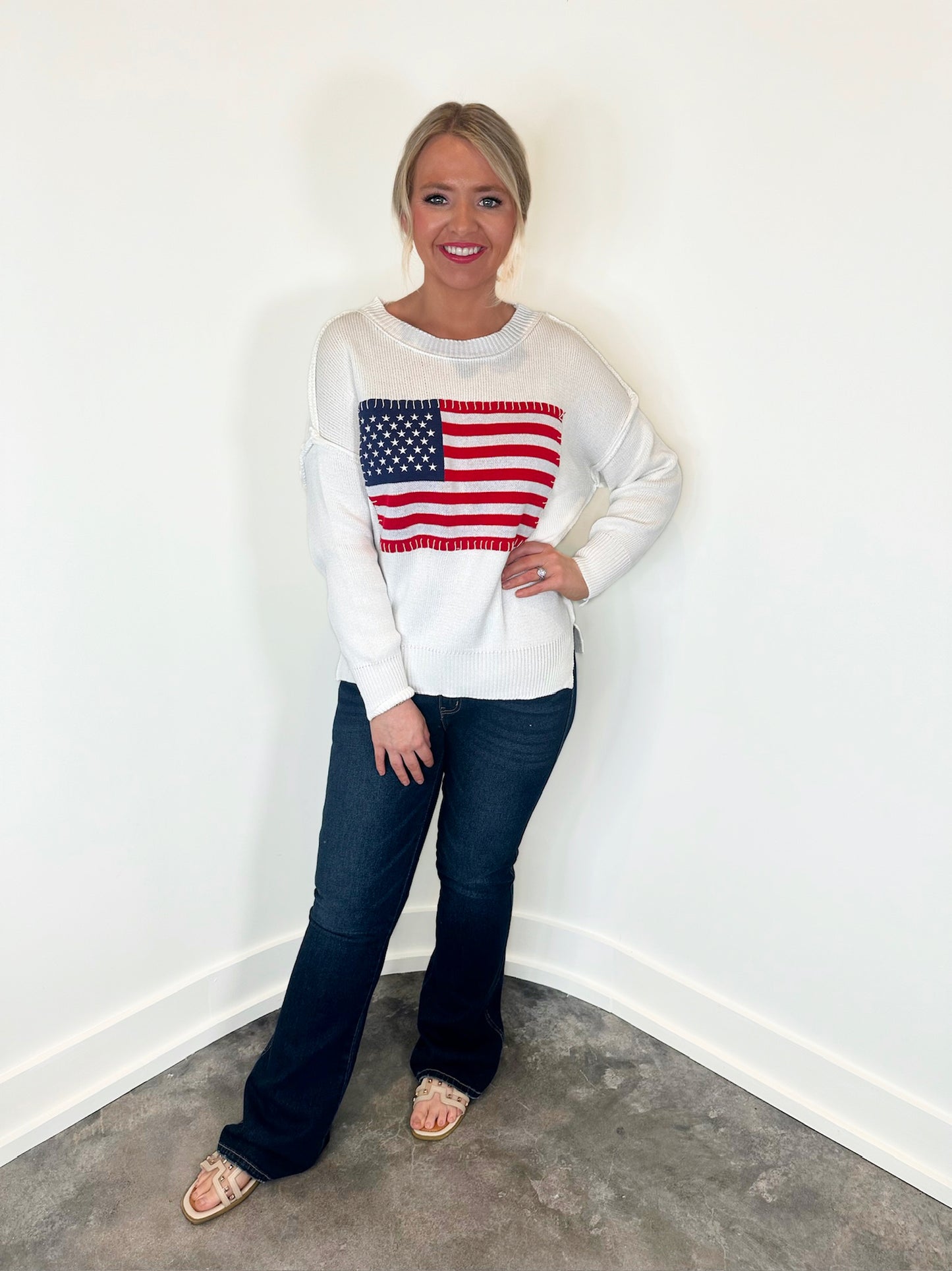 USA Sweater Tops