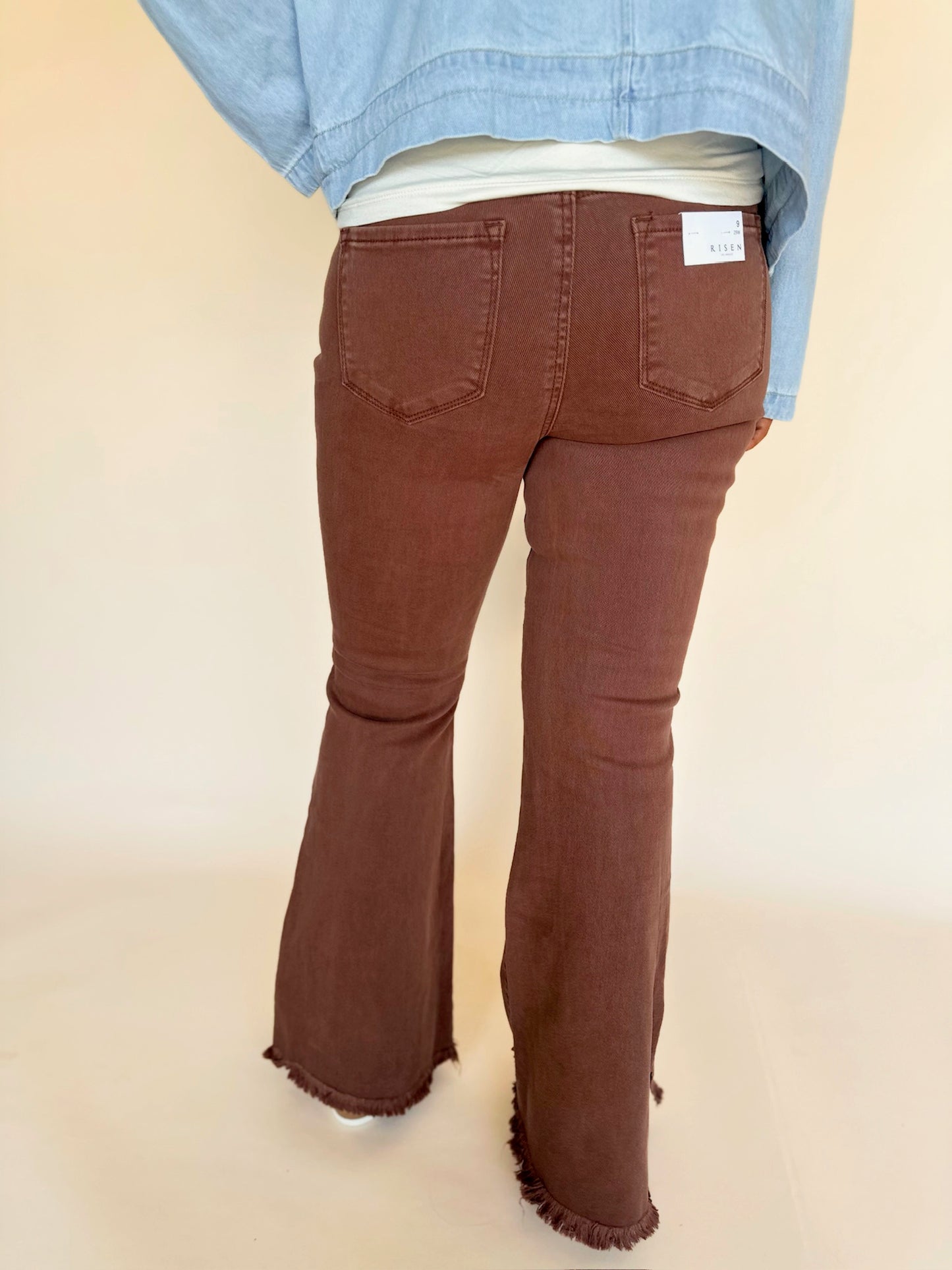 Cynae High Rise Flare Pants
