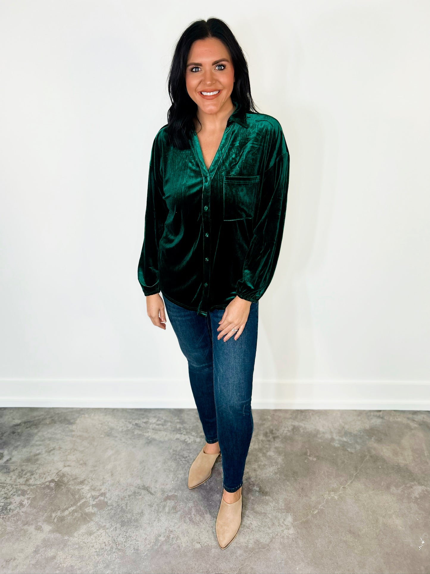 Iris Long Bubble Sleeves Top