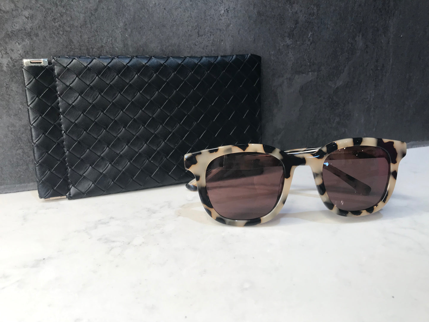 Woven Elegance Sunglass Holder