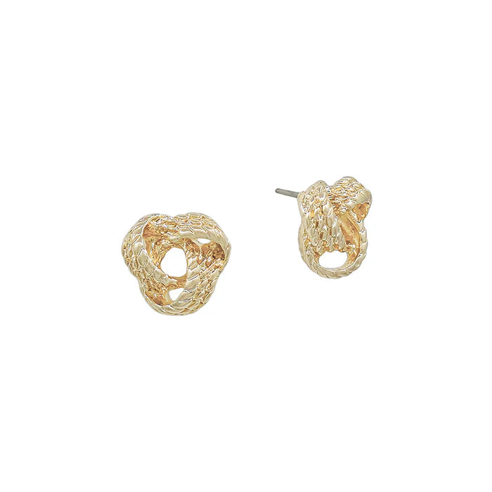 Small Knot Stud Earrings