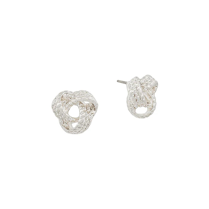 Small Knot Stud Earrings