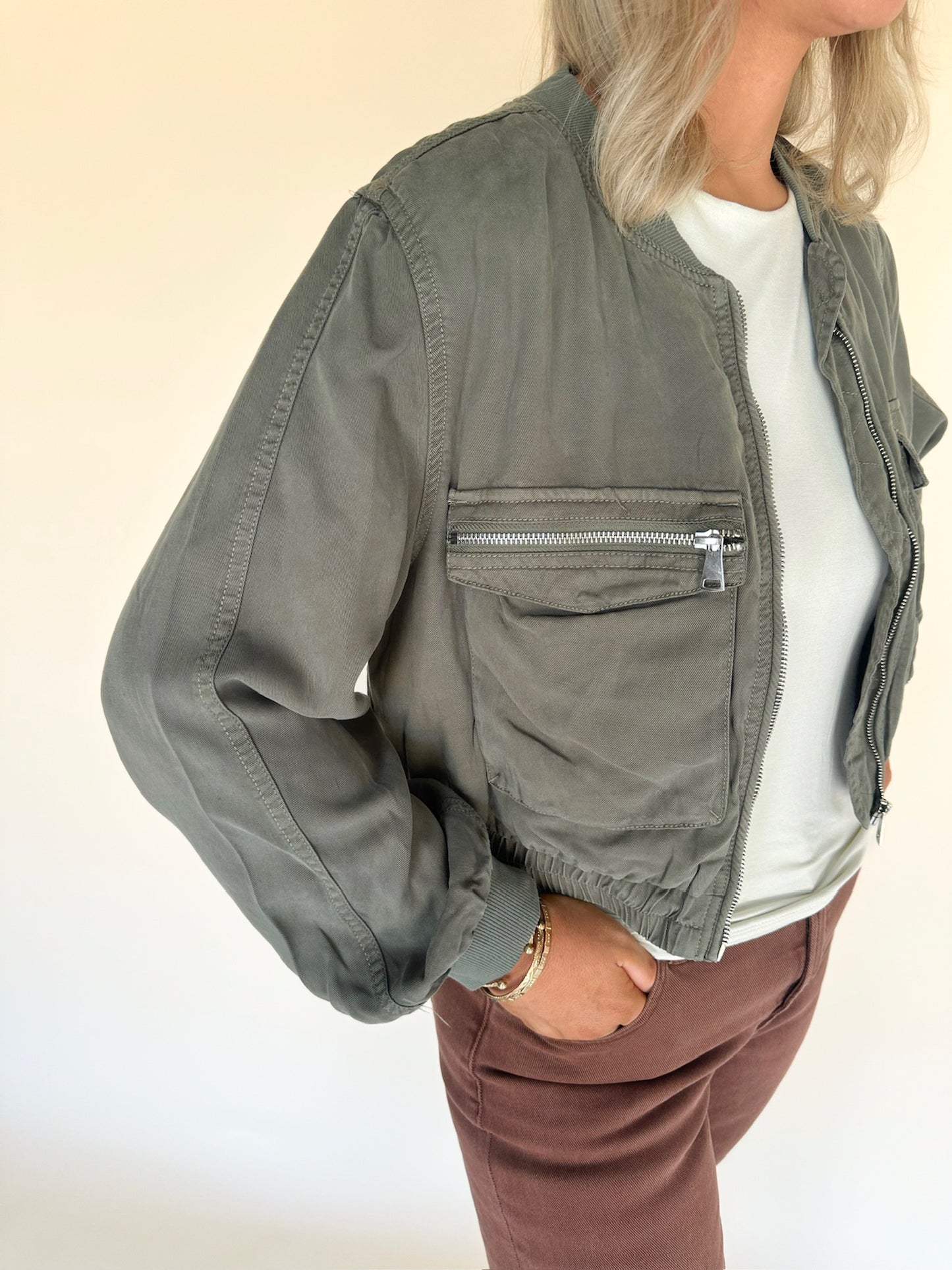 Maika Tencel Bomber Jacket