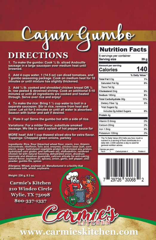 Carmie's Kitchen Soup Mix