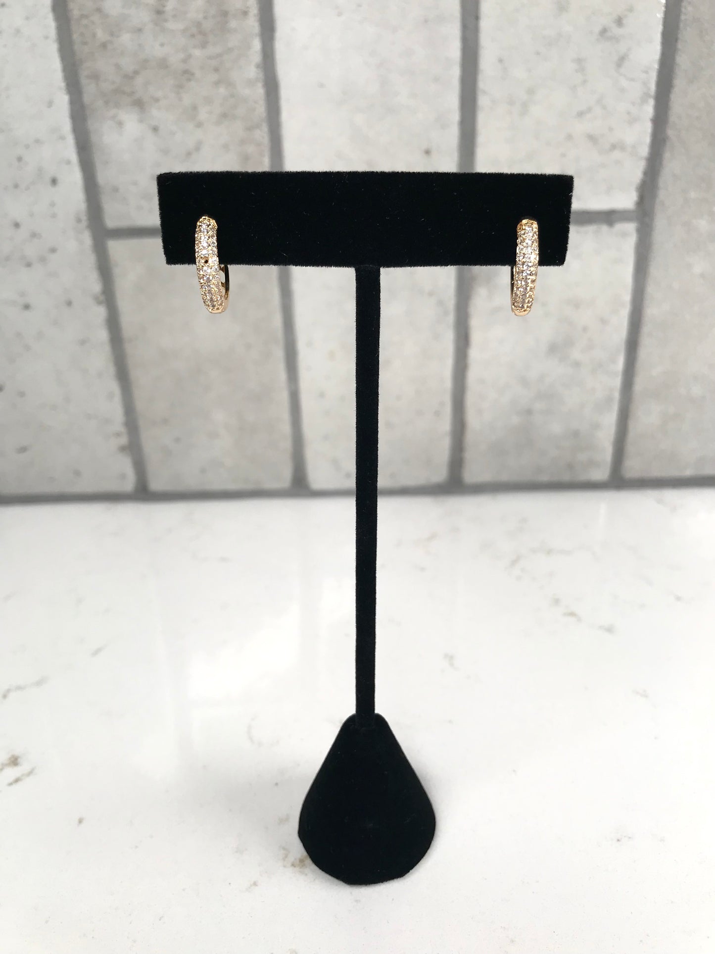 Gold Plated Huggies Earrings