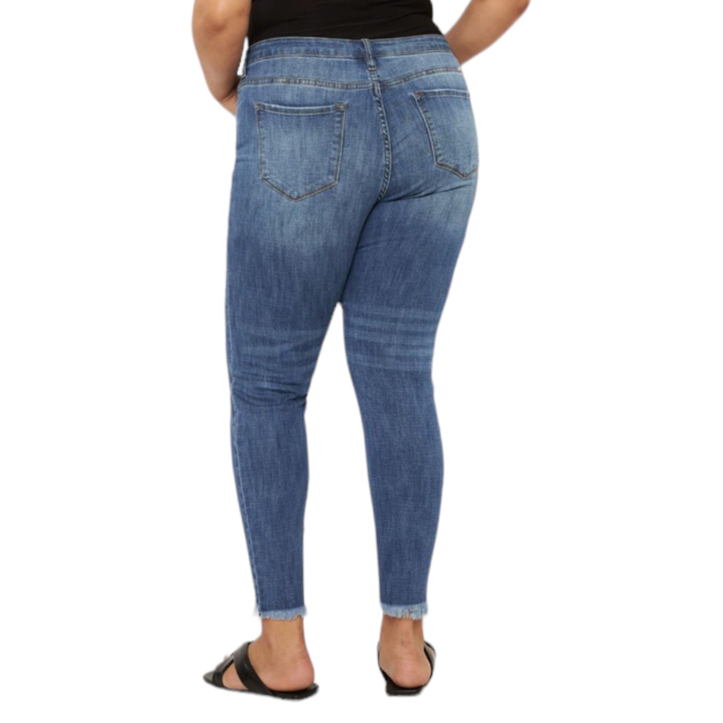 High Rise Ankle Skinny Jean