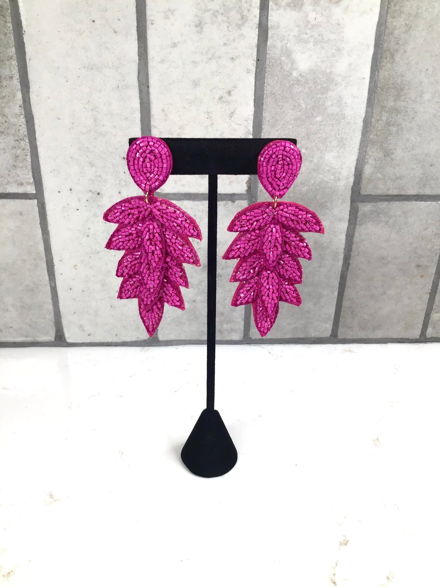 Tiered Leaf Earrings