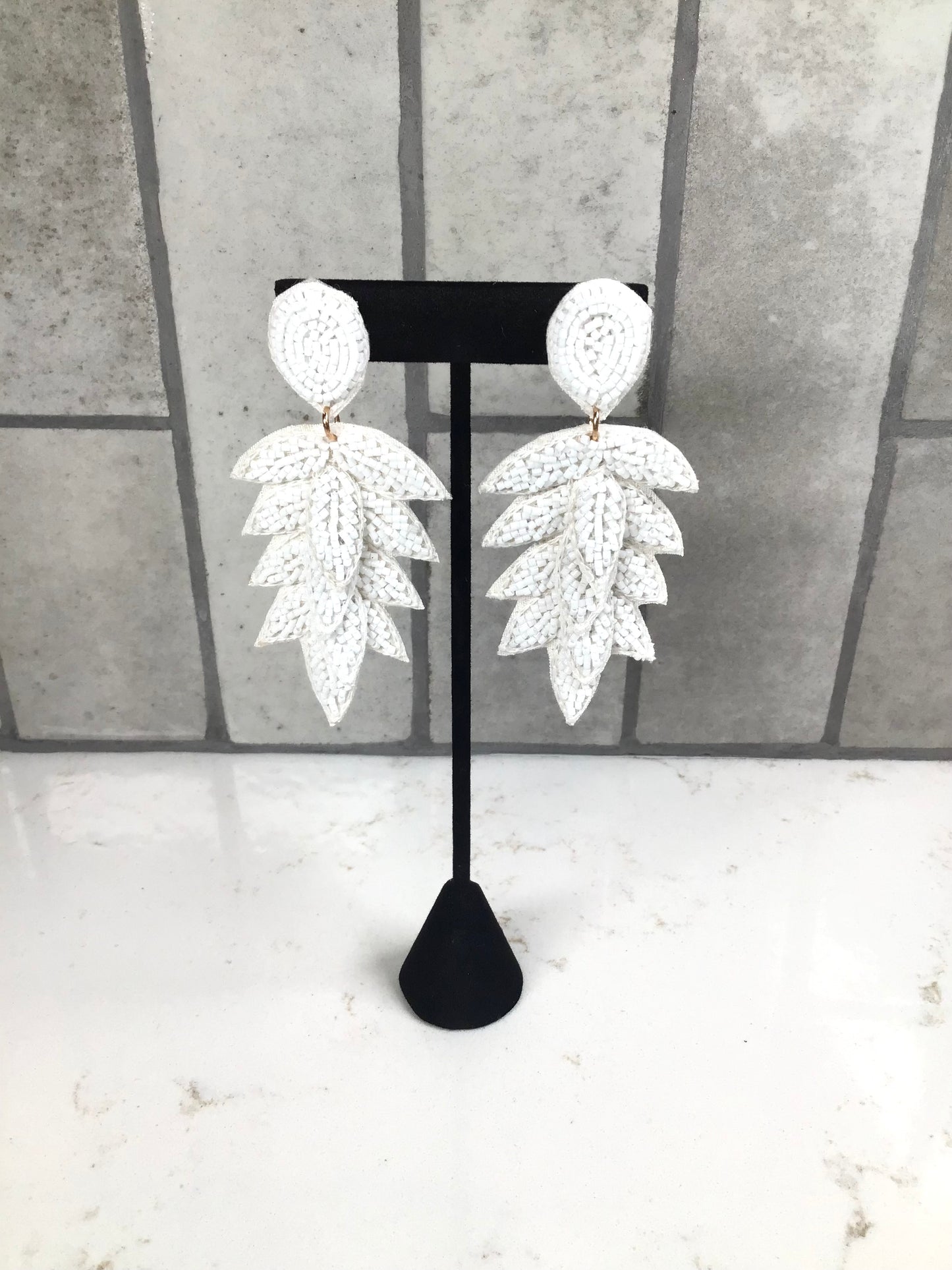 Tiered Leaf Earrings