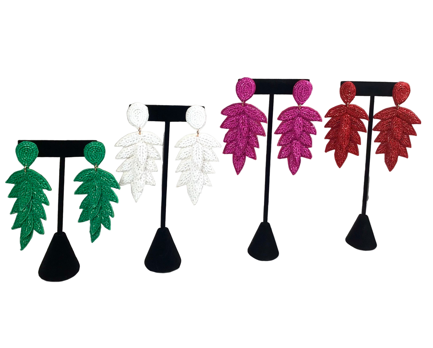 Tiered Leaf Earrings