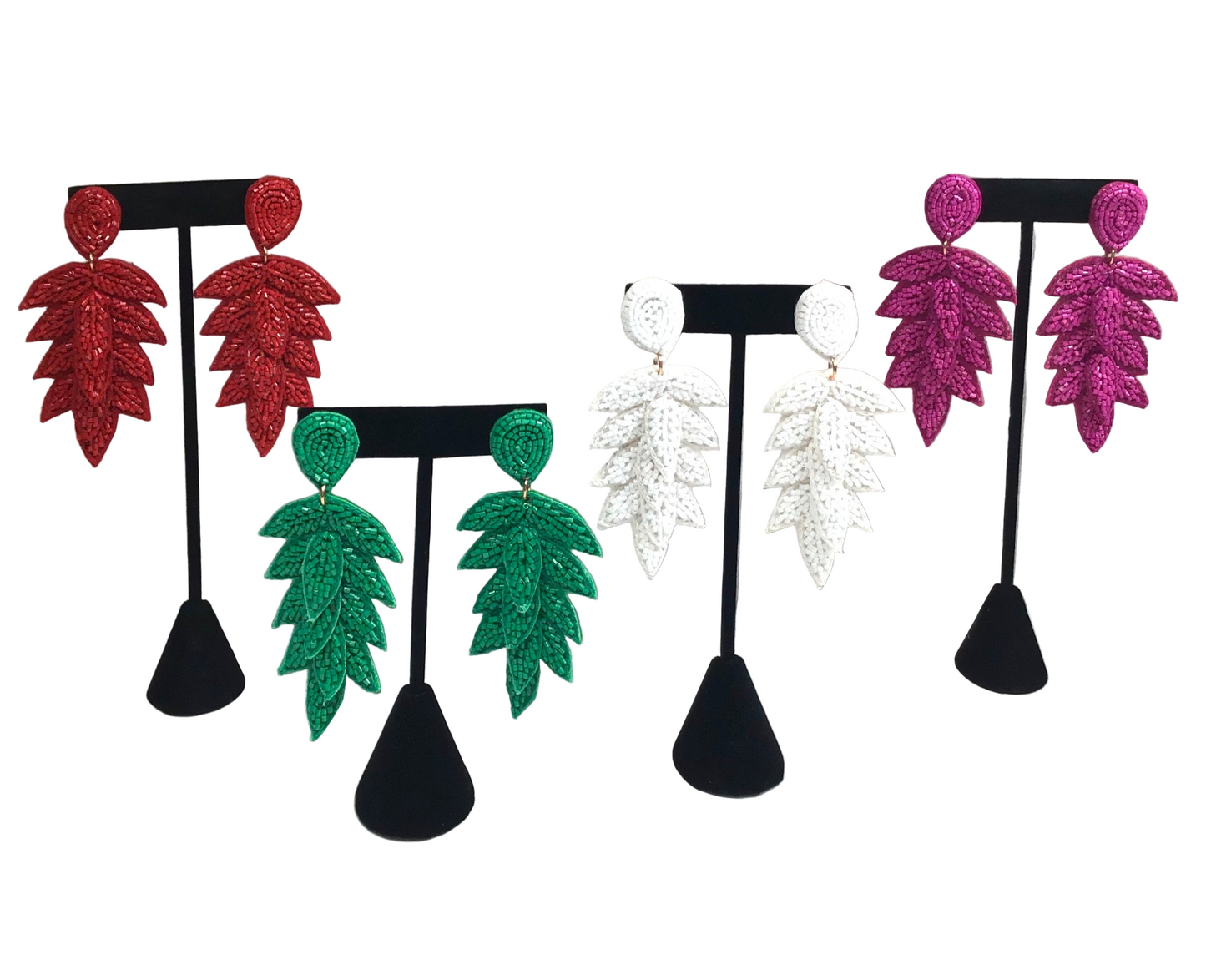 Tiered Leaf Earrings