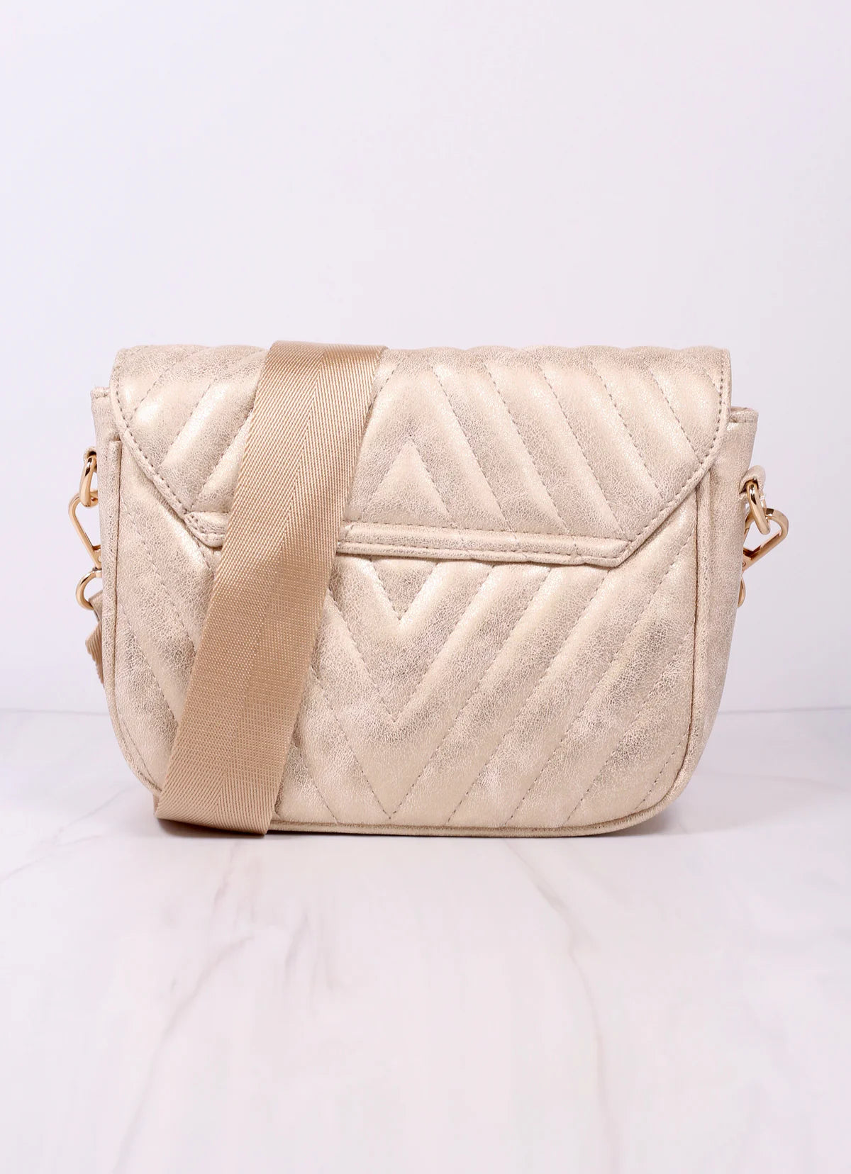 Angela Quilted Crossbody