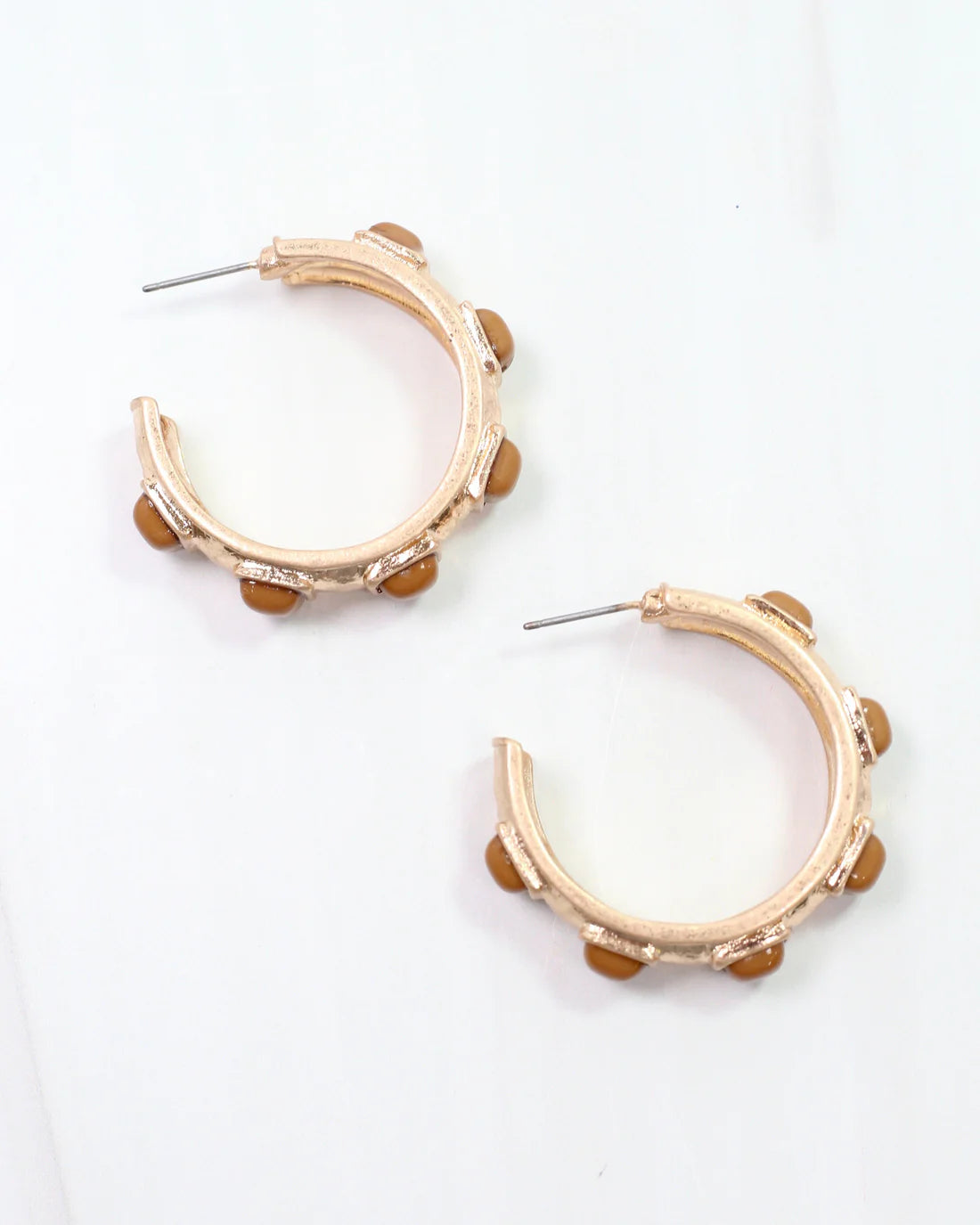 Allie Hammered Gold Earring