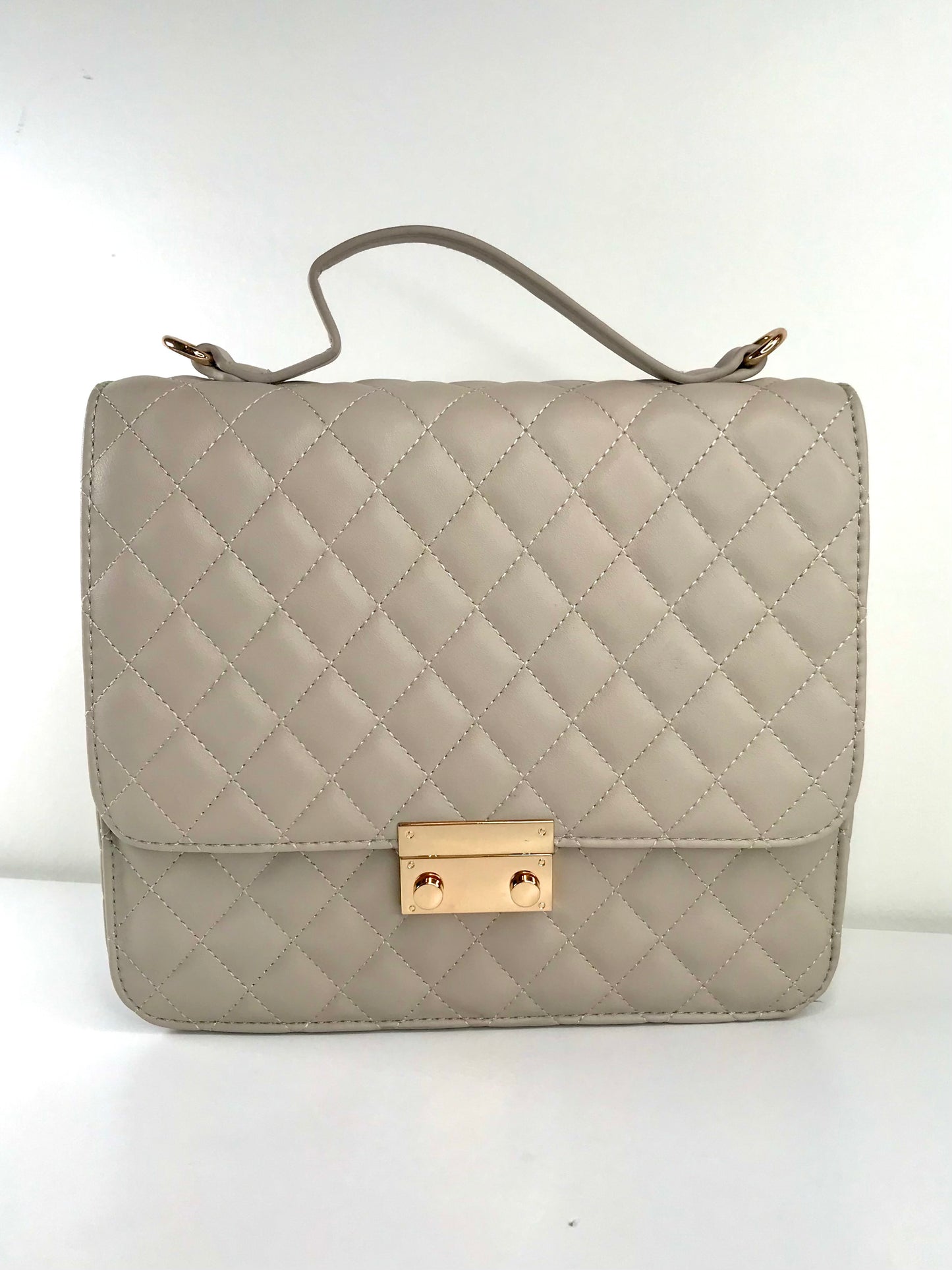Halston Quilted Convertible Backpack