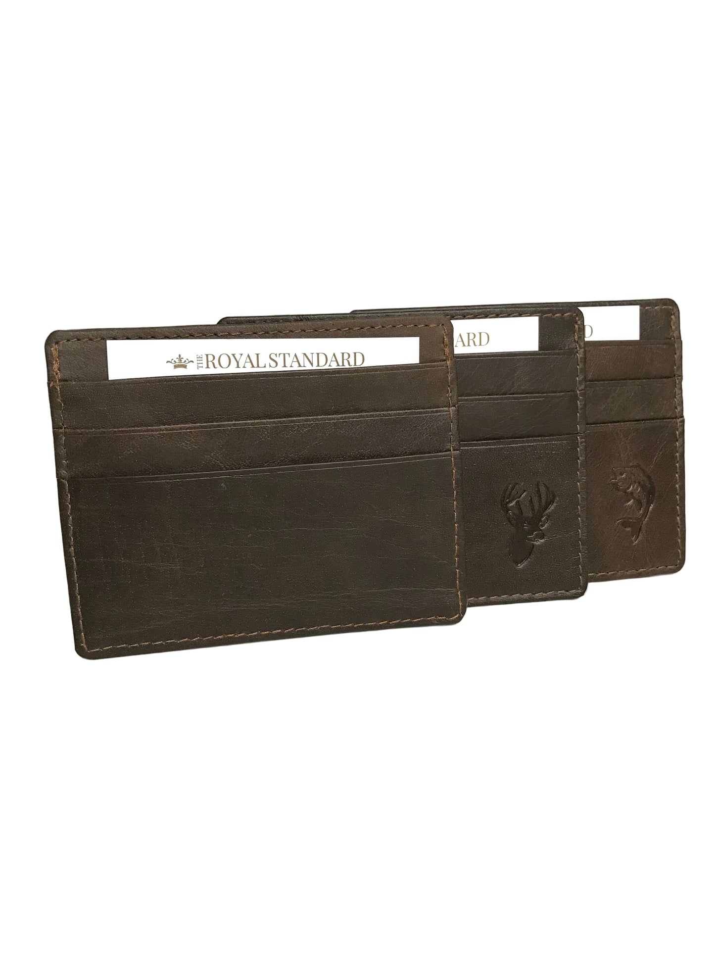 Leather Embossed Slim Wallet