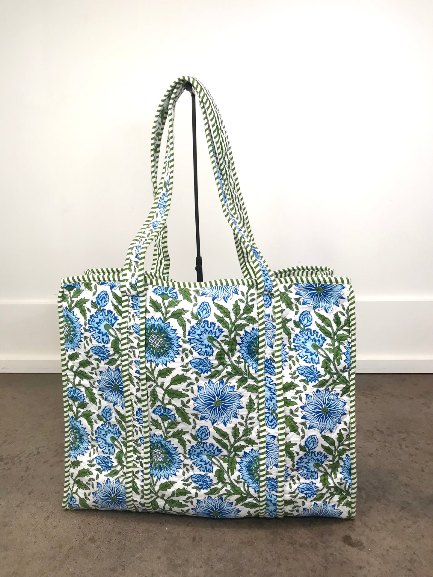 Large Quilted Tote Bag