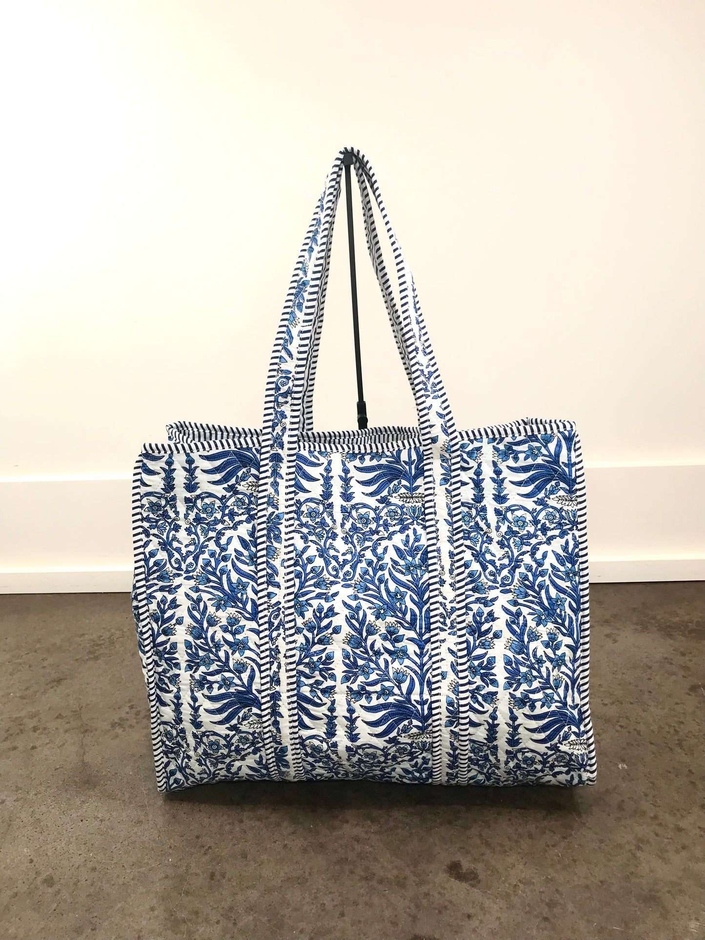 Large Quilted Tote Bag