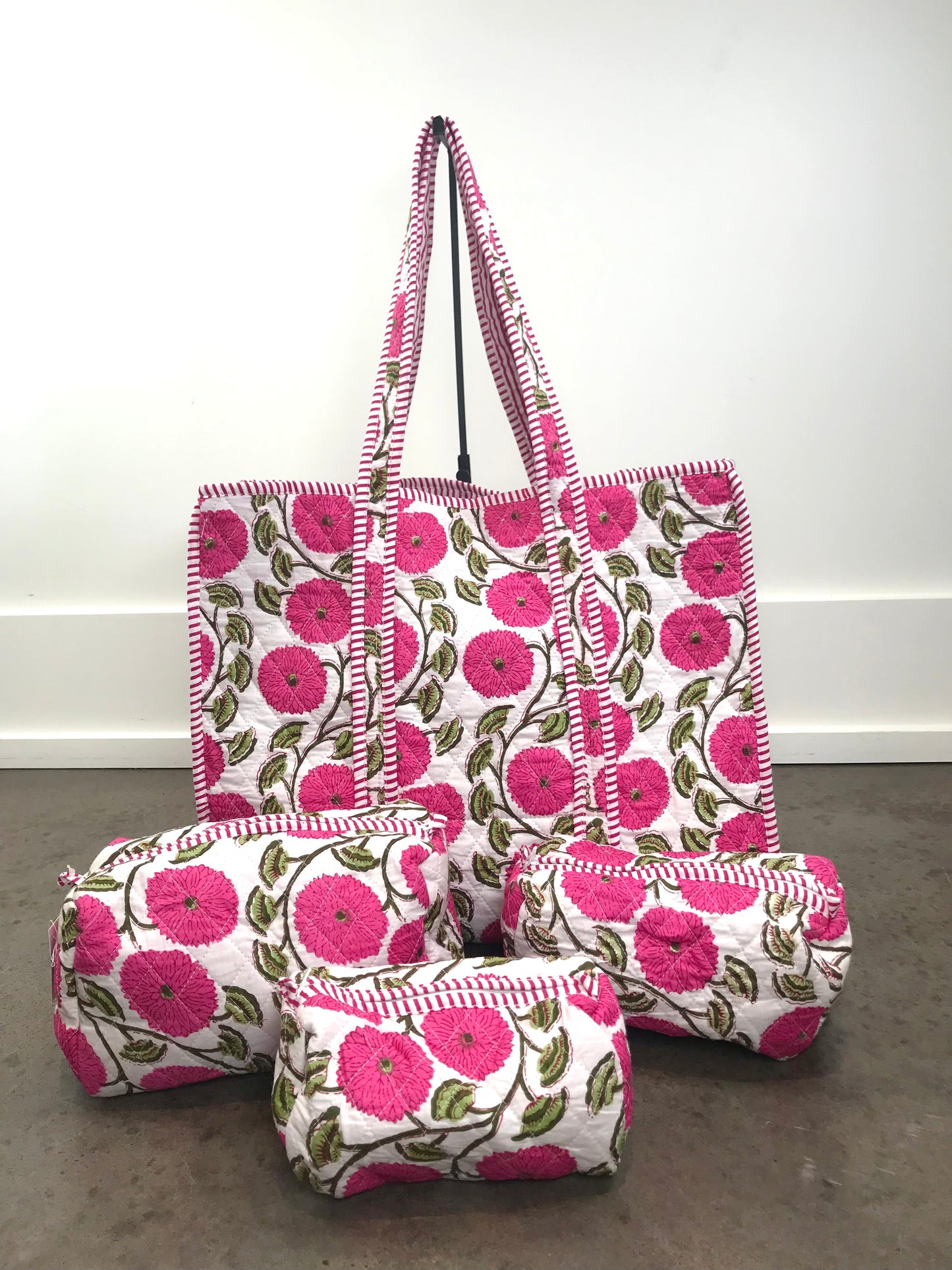 Large Quilted Tote Bag