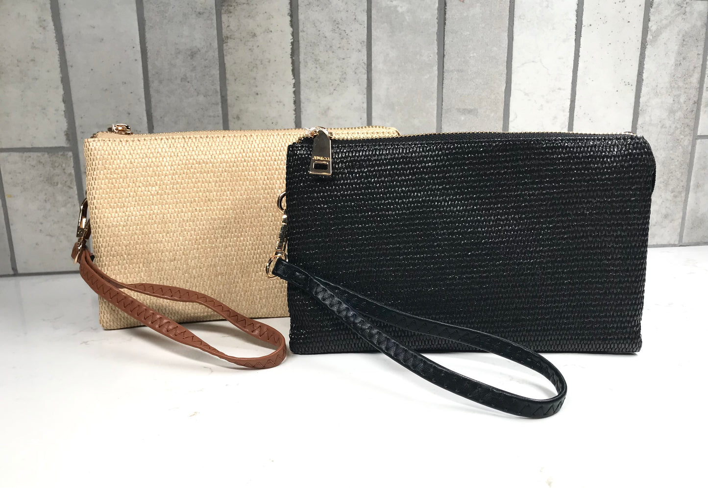 Woven Wristlet Crossbody
