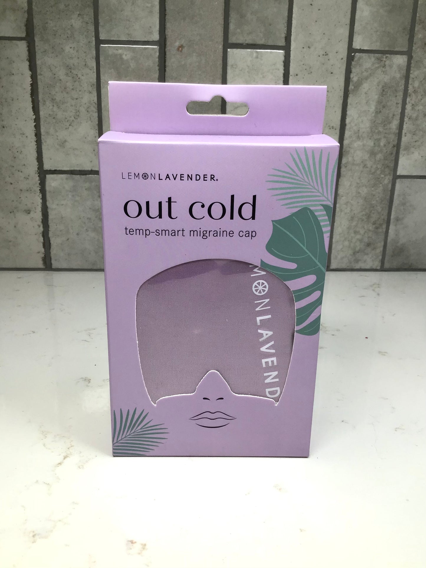 Lemon Lavender Out Cold Temp-Smart Migraine Cap