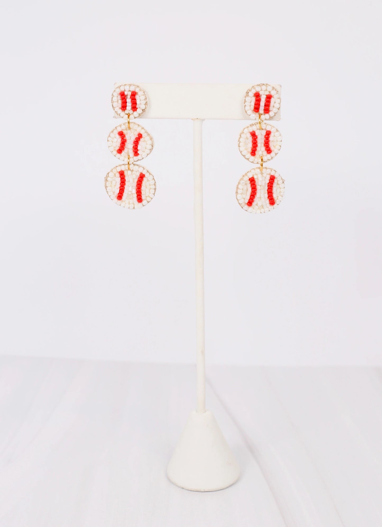 Baseball Drop Earrings