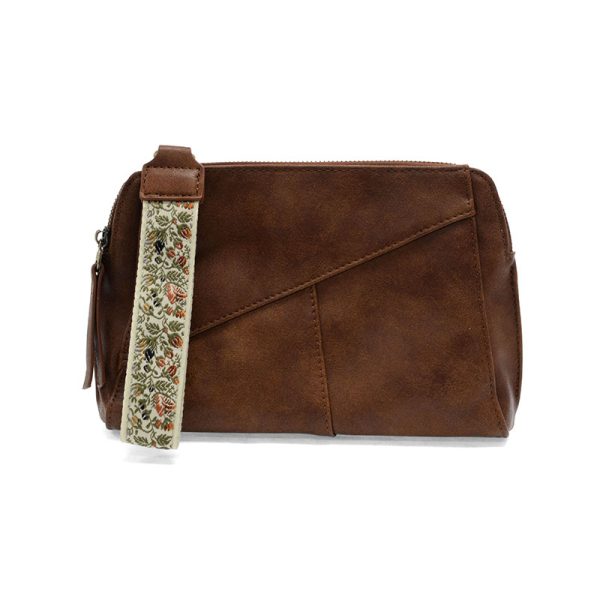 Gigi Crossbody with Woven Wristlet Strap
