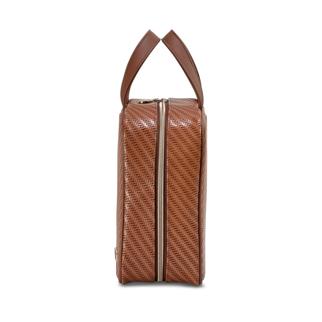 Rosewood Cognac Martha Large Briefcase