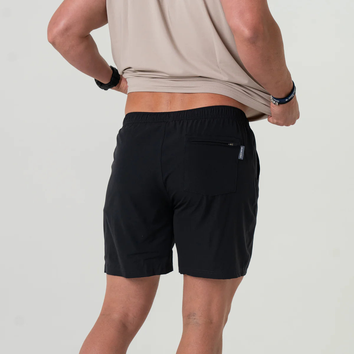 Athletic Short - Heather Black - Retro Duck Camo Liner