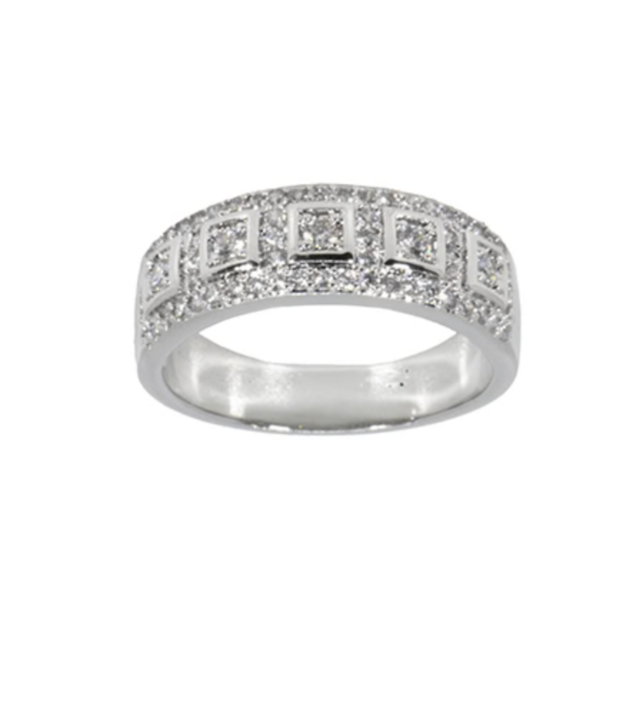 Maya J Modern Rings - Silver