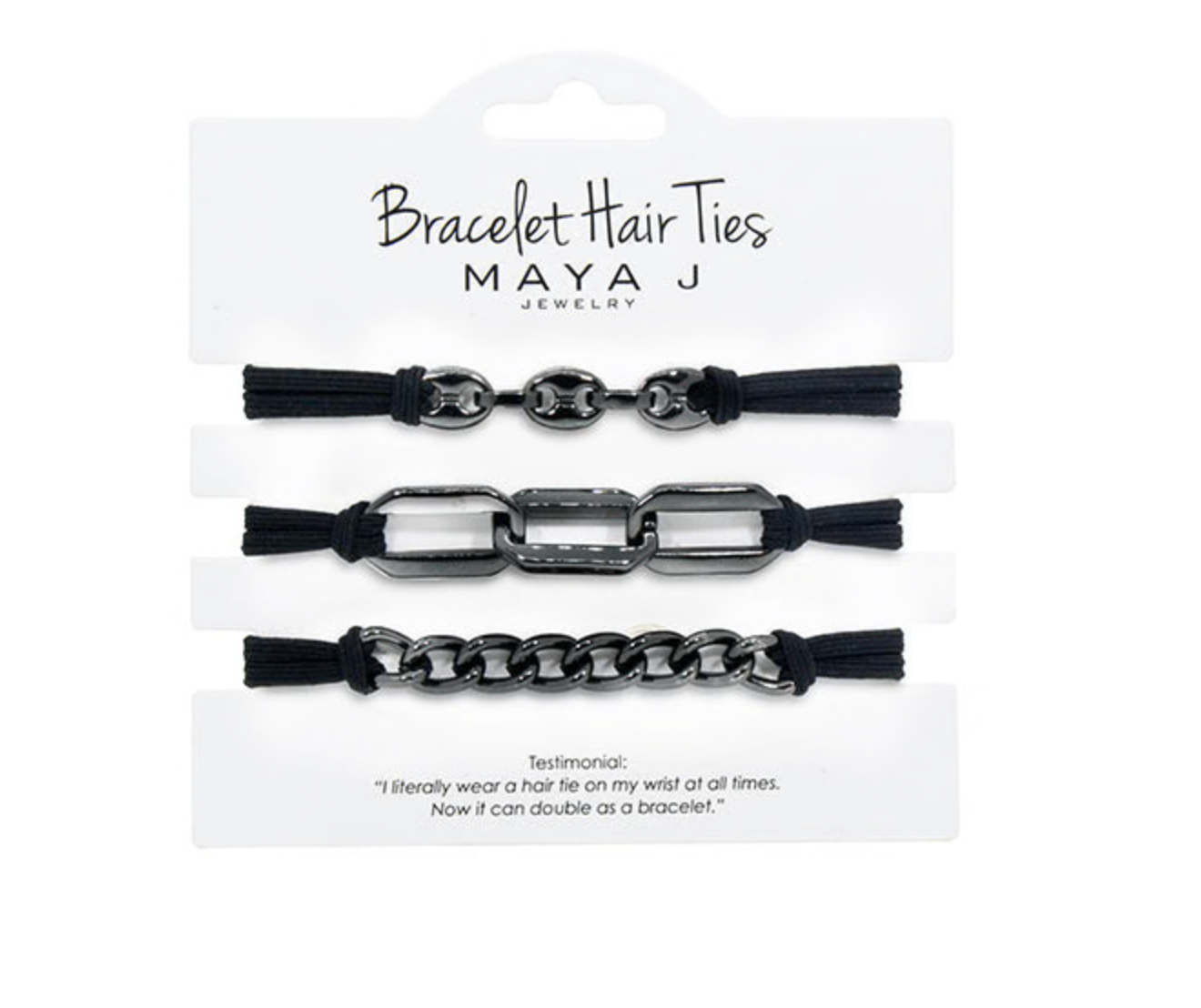 Maya J Bracelet Hair Tie Set