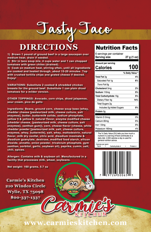 Carmie's Kitchen Soup Mix