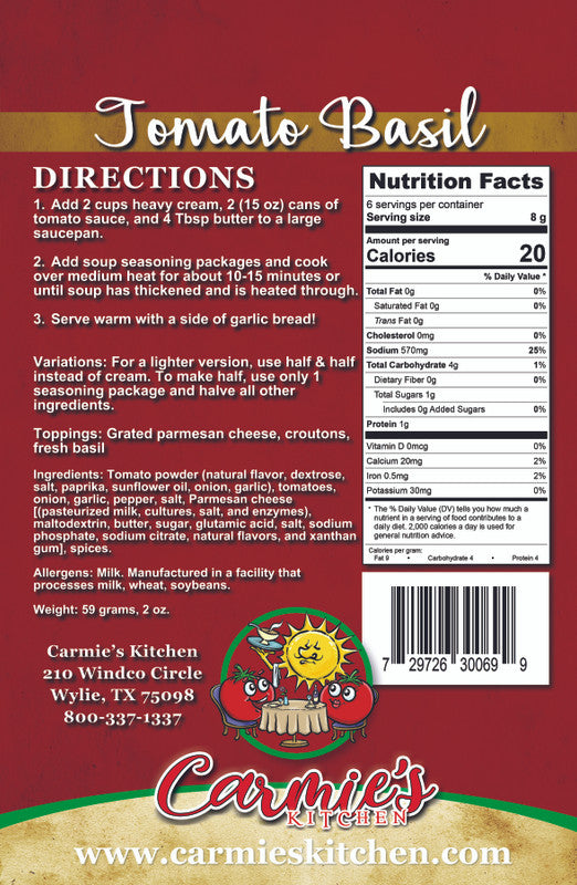 Carmie's Kitchen Soup Mix