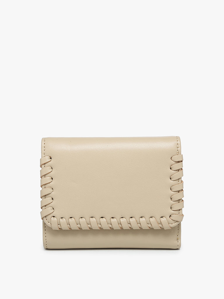 Logan Whipstitch Tri-fold Wallet