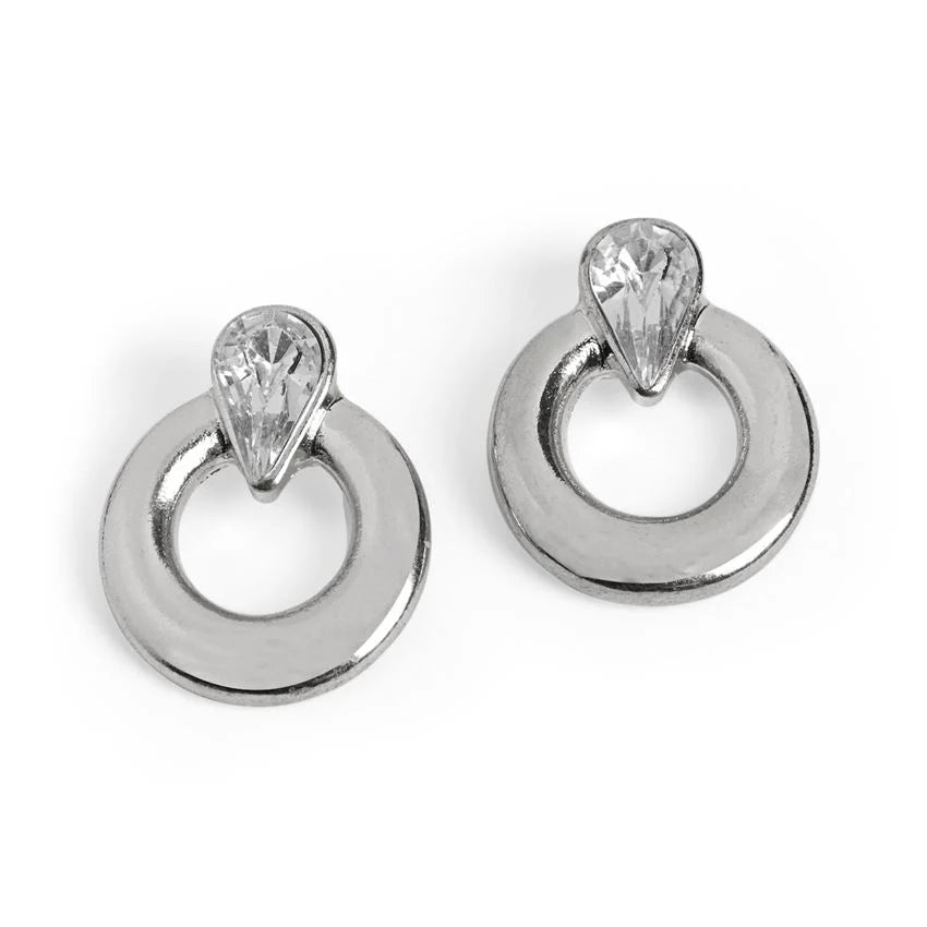 Teardrop Stone Ring Studs